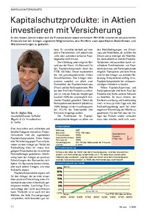Strukturierte Anlagen: Kapitalschutzprodukte 