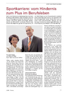 Sport und Private Banking: Vom Hindernis zum Plus 