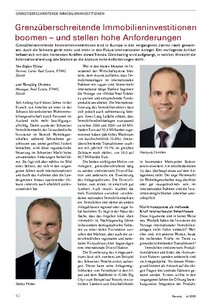 Grenzüberschreitende Immobilieninvestitionen: Hohe Anforderungen