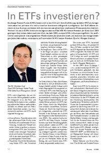 Exchange-Traded Funds: Warum in ETFs investieren?