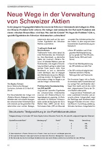 Schweizer Aktienportfolios: Neue Wege im Aktienmanagement