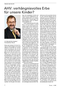 AHV: Verhängnisvolles Erbe?