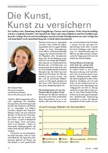 Kunstversicherung: Die Kunst, Kunst zu versichern