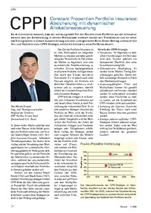 Constant Proportion Portfolio Insurance 