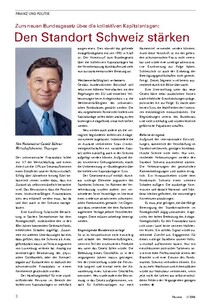 Finanz und Politik: Gesetz über kollektive Kapitalanlagen 