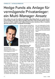 Hedge Funds: Multi-Manager-Ansatz 