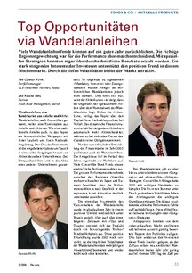 Top Opportunitäten mit Wandelanleihen 