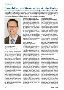 Immobilien als Steuersubstrat