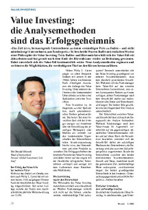 Value Investing: Die Analysemethoden sind das Erfolgsgeheimnis