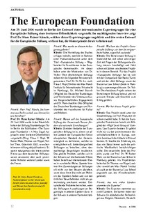 Aktuell: The European Foundation