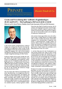 KAG und KAV: Start gelungen, Ziel noch nicht erreicht