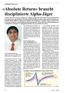 Absolute Return: Anlageerfolg erfordert Disziplin