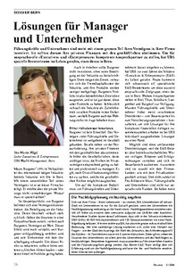 Executives &amp; Entrepreneurs: Lösungen für Manager und Unternehmer