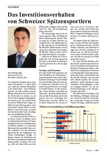 Geld und Sport: Das Investitionsverhalten von Schweizer Spitzensportlern
