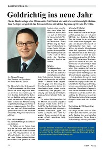 Gold: Attraktive Portfolioergänzung