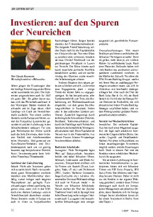 Zu guter Letzt: Investieren: Auf den Spuren der Neureichen