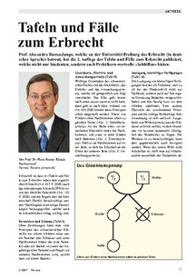 Erbrecht: Tafeln und Fälle