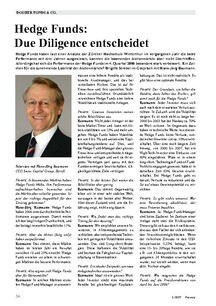 Hedge Funds: Die Due Diligence entscheidet