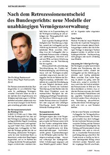 Nach dem Retrozessionenentscheid des Bundesgerichts: Neue Modelle