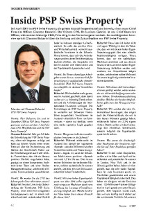 Inside PSP Swiss Property