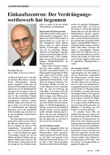 Einkaufszentren: Der Verdrängungswettbewerb hat begonnen