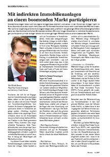 Indirekte Immobilienanlagen: An einem boomenden Markt partizipieren
