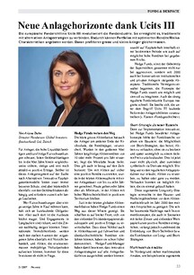 Neue Anlagehorizonte dank Ucits III