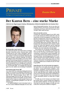 Der Kanton Bern: Eine starke Marke