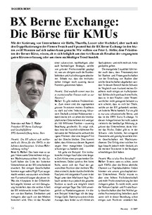 BX Berne Exchange: Die Börse für KMUs