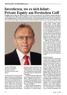 Investieren, wo es sich lohnt: Private Equity am Persischen Golf