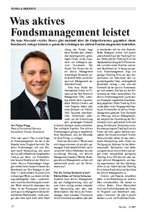Was aktives Fondsmanagement leistet