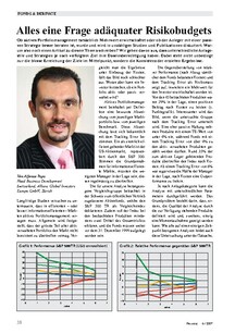 Aktiv oder passiv? Eine Frage adäquater Risikobudgets