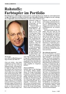 Rohstoffe: Farbtupfer im Portfolio
