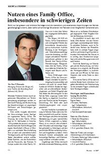 Nutzen eines Family Office in schwierigen Zeiten