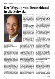 Wegzugsbesteuerung aus Deutschland