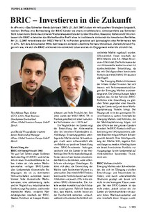 BRIC: Investieren in die Zukunft