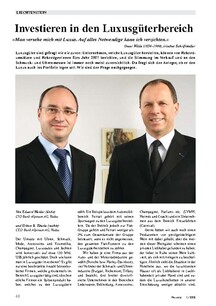 Investieren im Luxusgüterbereich