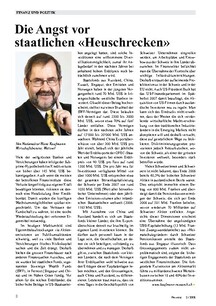 Die Angst vor staatlichen «Heuschrecken»