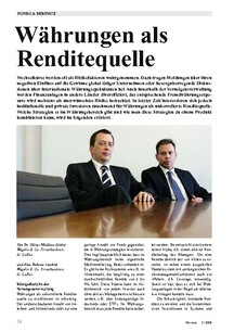 Währungen als Renditequelle