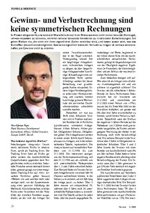 Gewinn- und Verlustrechnung sind keine symmetrischen Rechnungen