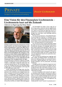 Vision für den Finanzplatz
