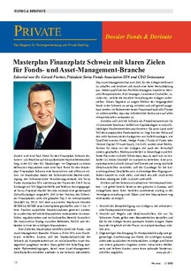 Masterplan Finanzplatz Schweiz