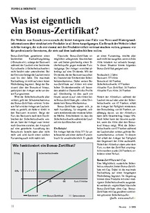 Was ist eigentlich ein Bonus-Zertifikat?