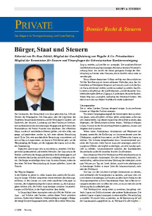 Bürger, Staat und Steuern