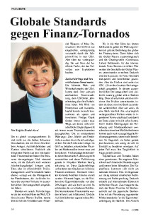 Globale Standards gegen Finanz-Tornados