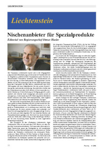 Nischenanbieter für Spezialprodukte