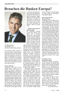 Brauchen die Banken Europa?