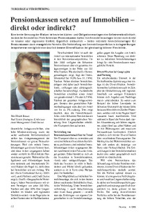 Pensionskassen setzen auf Immobilien: Direkt oder indirekt?