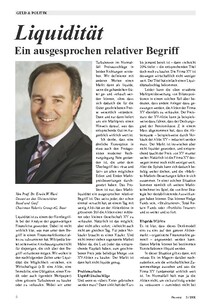 Liquidität: Ein relativer Begriff