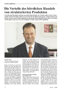 Vorteile des börslichen Handels von strukturierten Produkten